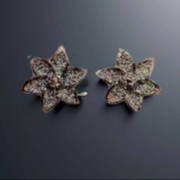 flower design tops earring 10036