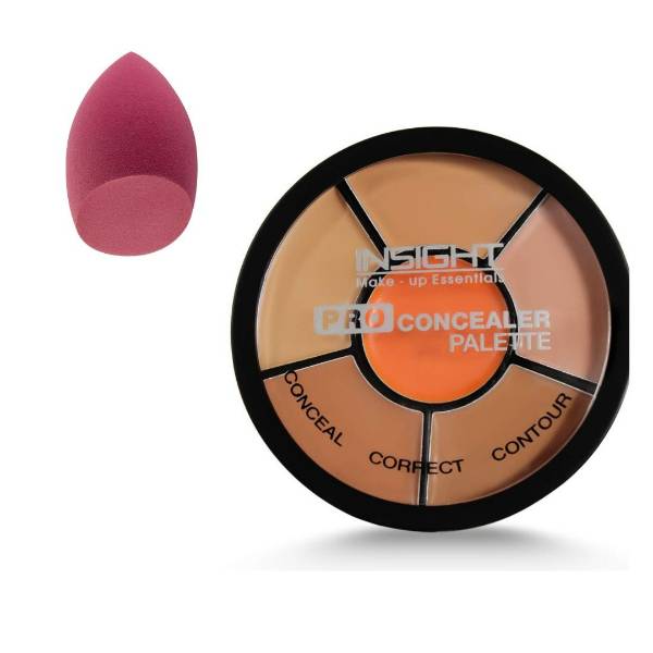 Insight Concealer With Beauty Blender ( orange con Shape And Any Color) Concealer  (orange, 10 ml)