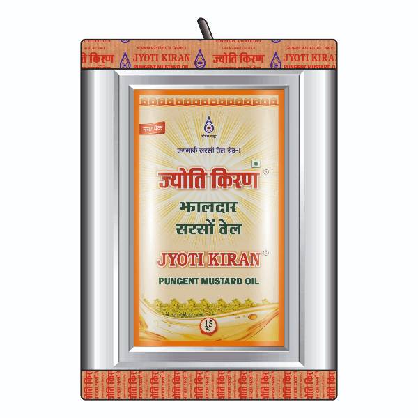 JYOTI KIRAN PUNGENT MUSTARD OIL 15 KG TIN