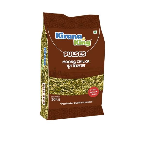Kirana King Moong Chilka Dal 30 KG