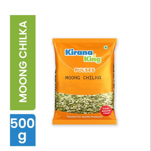Kirana King Moong Chilka Dal 50 PKT X 500 GM