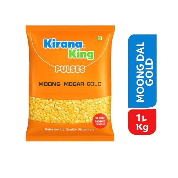 Kirana King Moong Mogar Gold   25PKT X 1KG