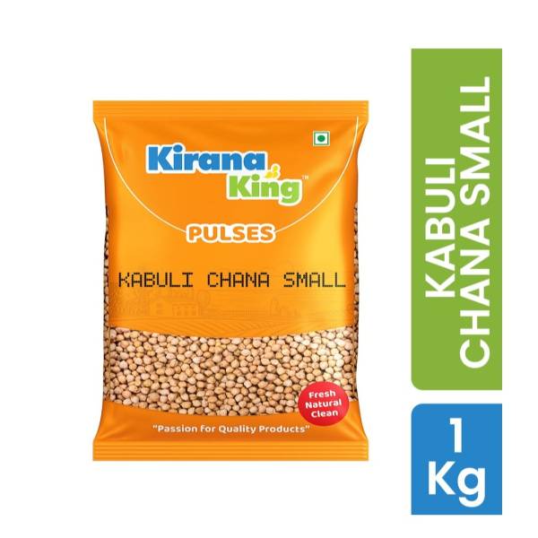 Kirana King Kabuli Chana Small 1 KG X 25 PKT