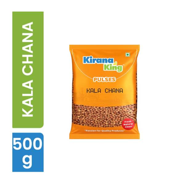 Kirana King Kala Chana 500 GM X 50 PKT