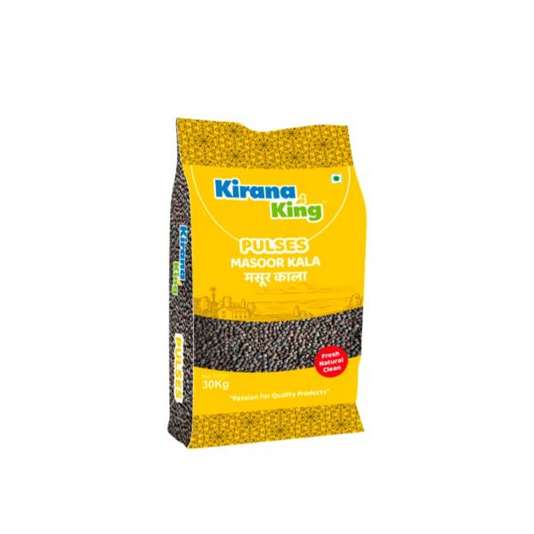 Kirana King Kala Masoor Sabut 30 KG