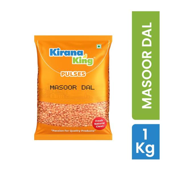Kirana King Masoor Dal 1KG X 25PKT
