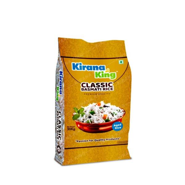 Kirana King Classic Basmati Rice 30Kg