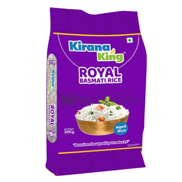 Kirana King Royal Basmati Rice 30 Kg