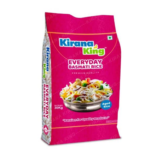 Kirana King Everyday Basmati Rice 30KG