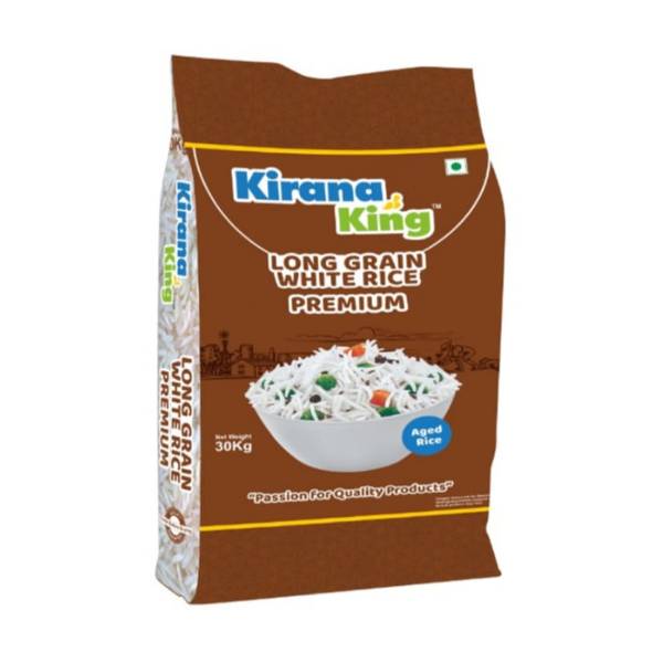 Kirana King Premium White Rice 30KG