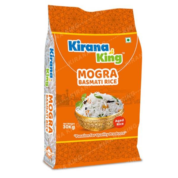Kirana King Mogra Basmati Rice 30KG
