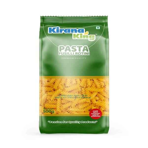Kirana King Pasta Fusilli Rotini 500 GM