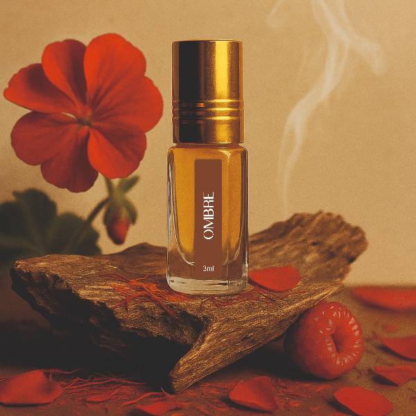 Lost Naturals Ombre Unisex Attar - 3ml Roll-On Perfumes | Non-Alcoholic Perfumess | Oud-Infused Luxury Fragrance Oil | IFRA Certified | Long-Lasting Attar for Man and Woman | Made in India