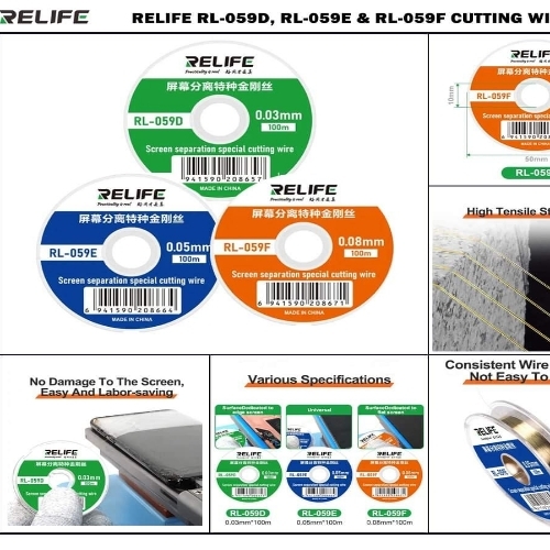 Mobile Touch Cutting Wire 0.3,0.4,0.5,0.8
