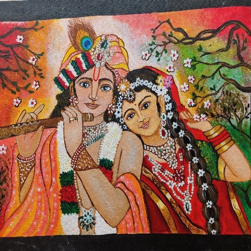 Radha Krishna Painting