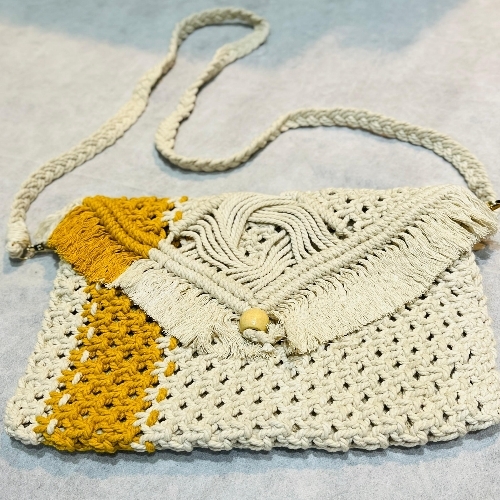 Trending Macrame Daily use Handbag For Girls And Woman