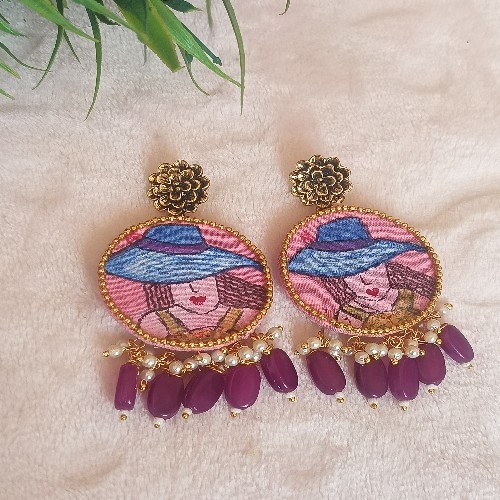Handprint Earrings