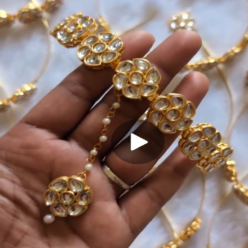 Kundan Hair Band