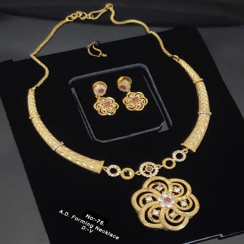One Gram Gold Pleted Nacklesh