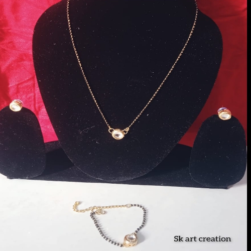 Mangalsutra and hand mangalsutra