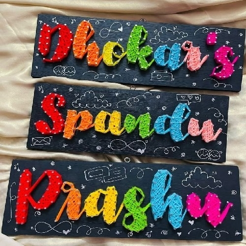 Personalised Thread Art