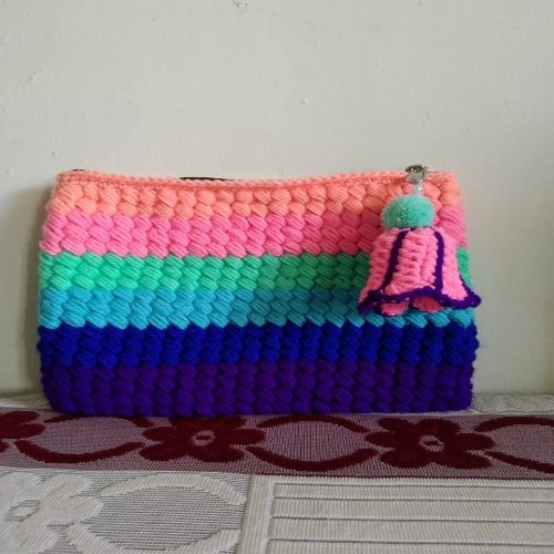 Crochet purse