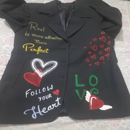 Hand Painted blazer For Women