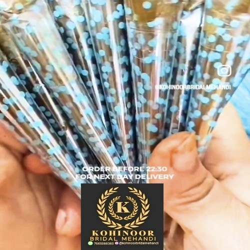 Practice Mehandi Cones Organic Pack Of 50 ( No Stain, Ideal For Acrylic Board, Hands, Paper)
