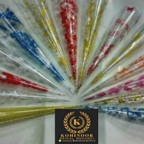 Empty Pre-rolled Mehandi Cones 100 Piece printed (mixed)