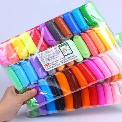 Pack Of 12 Pieces Multi Colour Clay.