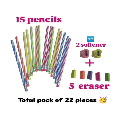 Pack Of 22 Pieces Of Stationery Product ?️