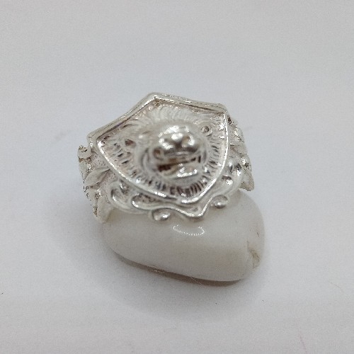 Turtel Ring 916% Pure Silver R-3
