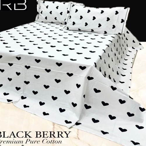 Blackberry Pure Cotton Bedsheet