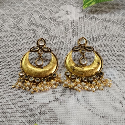 Golden Lohori Earrings  1 Pair