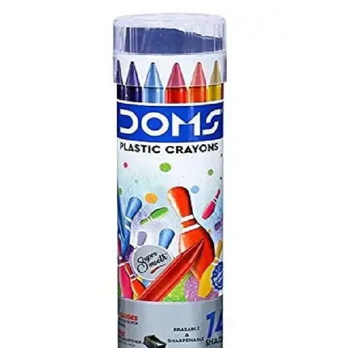 DOMS 14 SHADES PLASTIC CRAYONS
