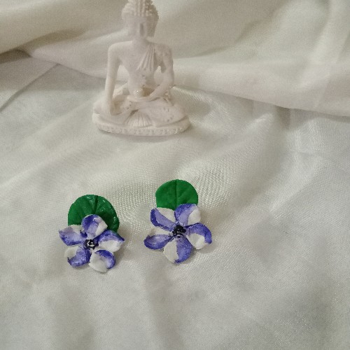 Plumeria Motif Pendant Set