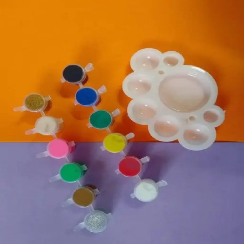 Pack Of 12 Watercolor With Plate