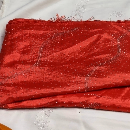 Beautiful ? Red Saree With Blouse