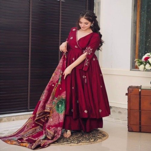 Gown And Dupatta Set