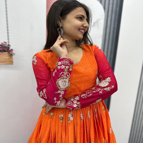 Gown With Duppata
