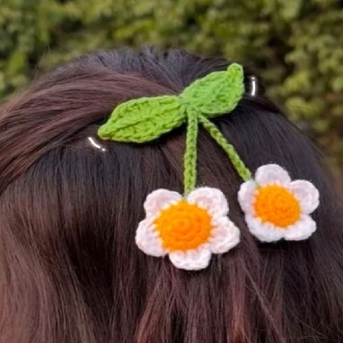 Crochet Hairclips