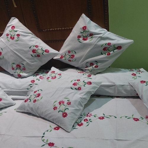 Diwan Bedsheets Hand Embroidery