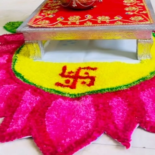 Pooja Rangoli Mat