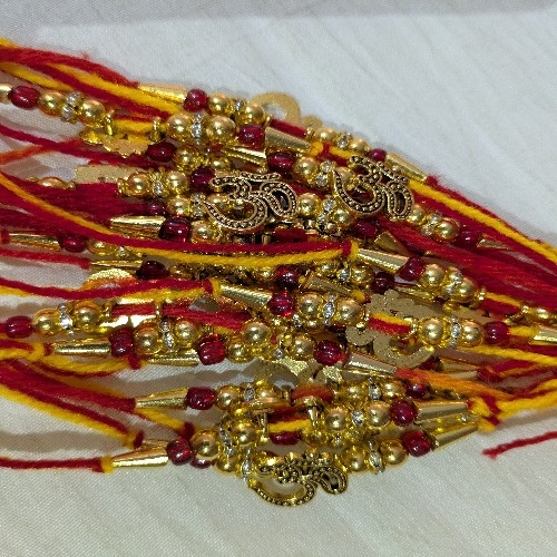Home Made Rakhi For Raksha Bandhan