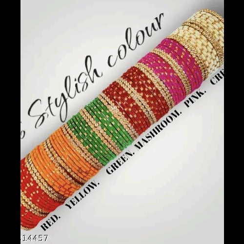 Elevate your style with our stunning velvet bangles, crafted with intricate hand-worked designs