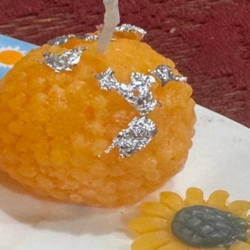 Motichoor Laddu Candel Eco-friendly Premium