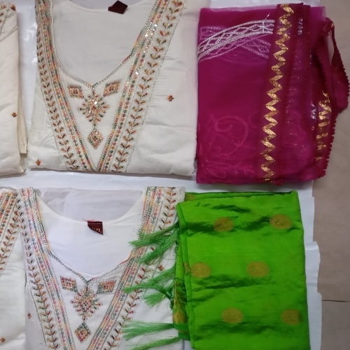 3Pcs Chanderi