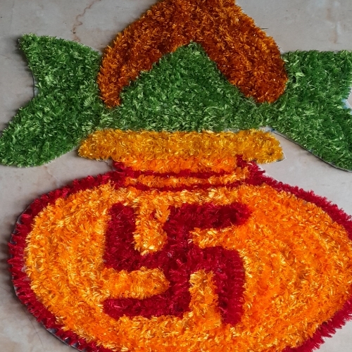 Kalash Mat Rangoli