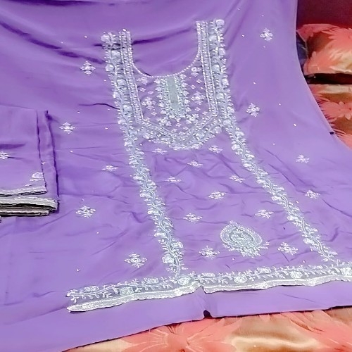 Party wear Silk Punjabi suit
