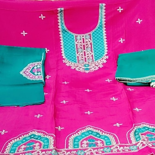 Unstick suit Silak party wear suit Punjabi
